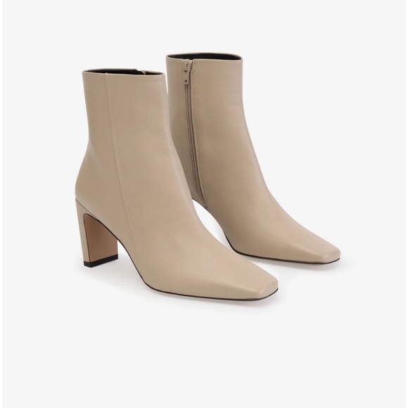 Marcella NYC boutique Dorset Narrow Heel Boots in Sand - Picture 3 of 11